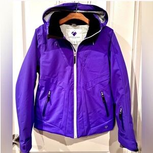 Obermeyer - Insulated Waterproof Hooded Ski Snow Jacket - Teen XL 18 - Women's S